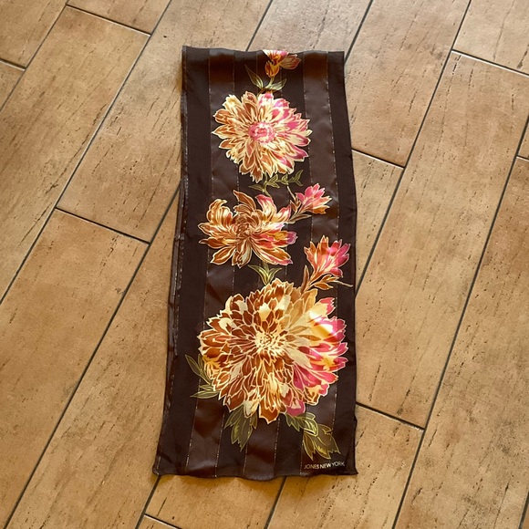 Jones New York Silk Sheer Oblong Scarf - Picture 2 of 5